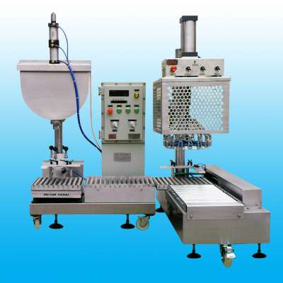 GCJ01 50 I BT Weighing Type Semi-Automatic liquid filling machine