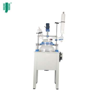 10L single layer glass reactor